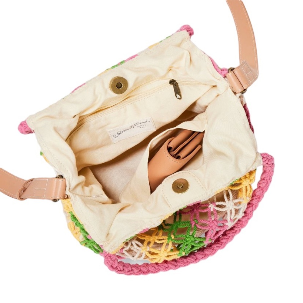 Universal Thread Striped Crochet Style Bag - Picture 4 of 15